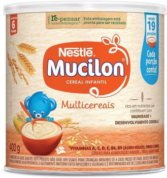 Mucilon Cereal Infantil Multicereais 400G