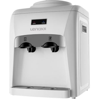 Bebedouro refrigerador eletrônico de mesa branco - PBR805 - Lenoxx - Magazine Ofertaesperta