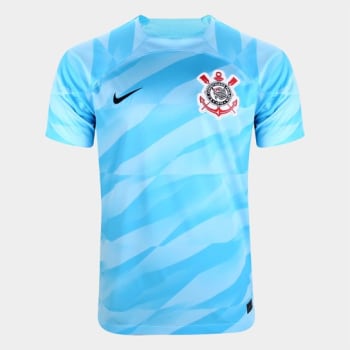 Camisa Goleiro Corinthians 23/24 s/n° Torcedor Nike Masculina - Azul