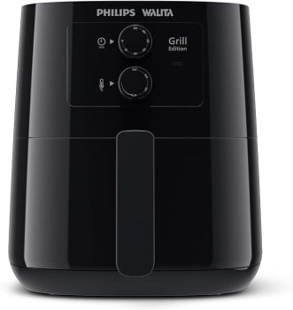 Fritadeira Airfryer Série 3000 Grill Edition, Philips Walita, com 4.1L de capacidade, Preta, 1400W, 110v - HD9202/91