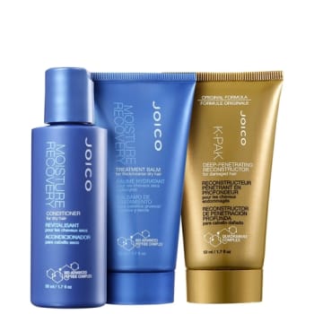 Kit Joico K-PAK Moisture Recovery Treatment Mini - 3 Produtos