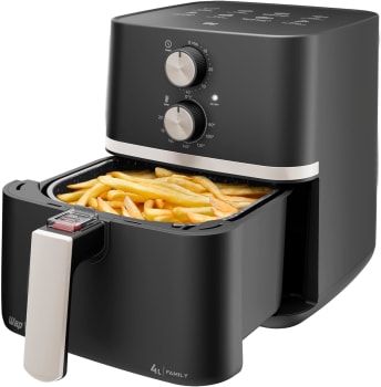 WAP Fritadeira Elétrica Air Fryer com Duplo Revestimento Antiaderente, Aviso Sonoro e Temperatura Ajustável 1500W Assa, Cozinha e Frita WAP AIRFRY Family 4L 127V