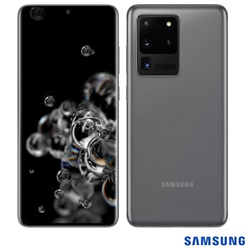Samsung Galaxy S20 Ultra Cosmic Gray, Tela de 6,9'', 4G, 128GB e Câmera de 108MP + 12MP + 48MP + ToF - SM-G988BZA3ZTO