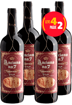 Kit Leve 4 Pague 2 Anciano no. 7 Tempranillo Reserva Rioja DOCa