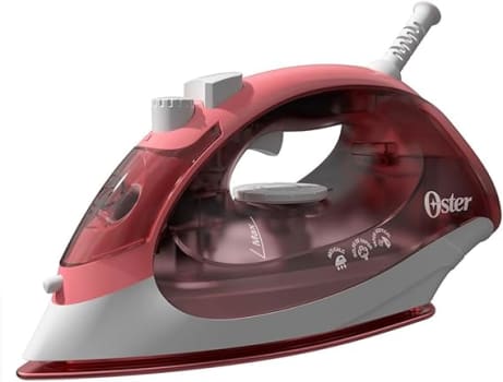 Ferro de Passar a Vapor Oster, Aeroceramic, Base Cerâmica, 220V, Vermelho, 1400W, GCSTBS5053