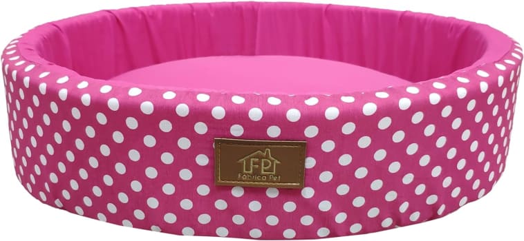 Fábrica Pet Cama Redonda Unic Rosa M