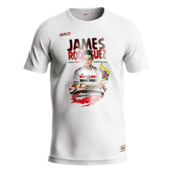 Camisa São Paulo 23/24 s/n° James Rodríguez Torcedor Masculina - Branco