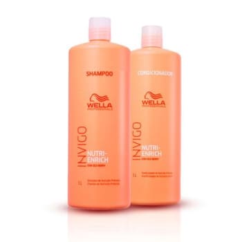 Kit Shampoo e Condicionador 1L Nutri Enrich - Wella - Magazine Ofertaesperta