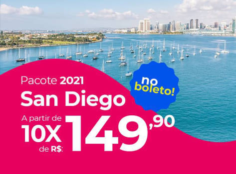 Pacote San Diego - 2021 Aéreo + Hospedagem