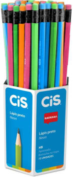 Lapis Preto Neon Cis Cis, Grafite