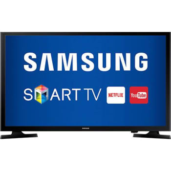 Smart TV LED 49" Samsung UN49J5200AGXZD Full HD com Conversor Digial 2 HDMI 1 USB Wi-Fi Screen Mirroring e Connect Share Movie