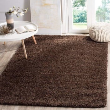 Tapete para Sala e Quarto Peludo Luxo 200x300cm - Casa Dona (Marrom Bronze)