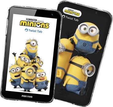 Tablet Positivo Infantil Twist Tab Minions 7" Com Wi-Fi - Preto
