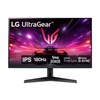 Monitor Gamer LG UltraGear 24" Full HD, IPS, 180Hz, 1ms, DisplayPort e HDMI, NVIDIA G-SYNC , AMD FreeSync?, HDR10, sRGB 99% - 24GS60F-B