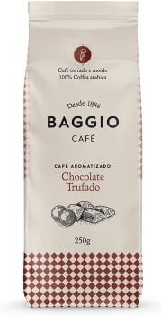 Baggio Café Café Torrado E Moído Aroma De Chocolate Trufado 250G