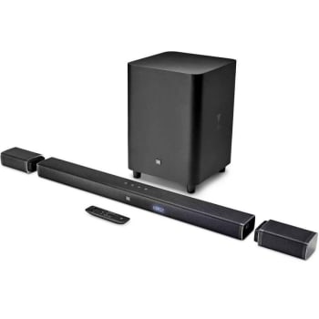 Soundbar JBL Bar 5.1 canais 4K Ultra HD Potência 218W RMS Bluetooth Preto