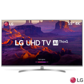 Smart TV 4K LG LED 55" com HDR Ativo, Painel IPS, WebOS 4.0, Controle Smart Magic e Wi-Fi - 55UK7500PSA - LG55UK7500PSA_PRD