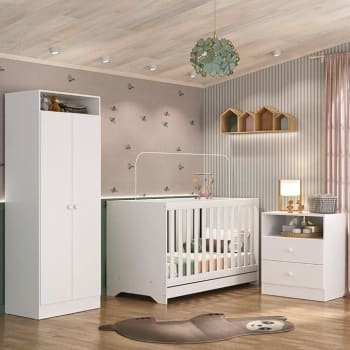 Quarto Infantil Completo Encanto Multimóveis Branco