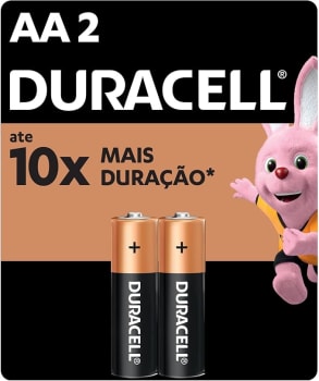 Duracell Pilha Alcalina Aa Pequena Duracell Com 2 Unidades