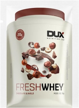 Whey Dux Fresh Chocolate Belga E Avelã - SACHÊ 31g