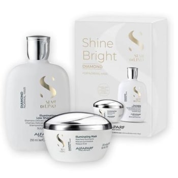 Kit Shine Bright Diamond Semi Di Lino - Alfaparf Milano - Magazine Ofertaesperta