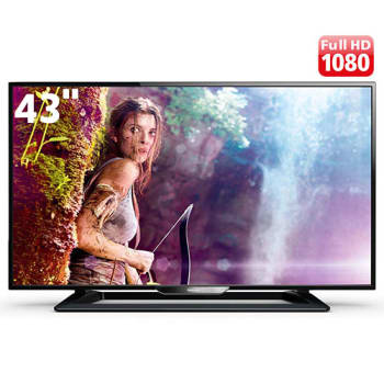 TV LED 43" Full HD Philips 43PFG5000/78 com Perfect Motion Rate 120Hz, Digital Crystal Clear, Entradas HDMI e Entrada USB