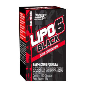Termogênico Lipo 6 Black Ultra Contrentrado 120 Capsulas