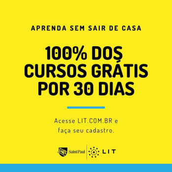 LIT - Plataforma digital de cursos da Saint Paul Grátis! 