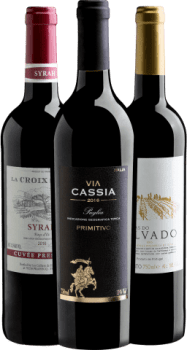 Vinho Trio Uvas Clássicas
