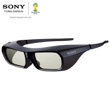 Óculos 3D Sony TDG-BR250/B, Recarregável, Preto - Bivolt