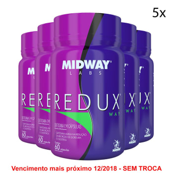 Kit Midway 5x Redux Way 60 Cáps