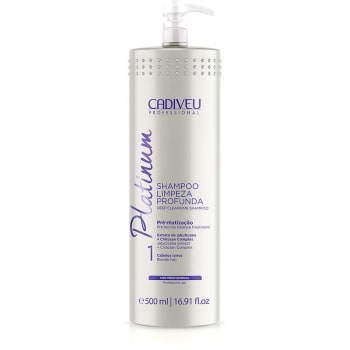 Cadiveu Platinum Shampoo de Limpeza Profunda 500ml