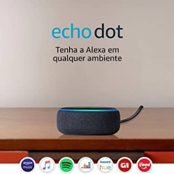 [Prime] Echo Dot (3ª Geração): Smart Speaker com Alexa - Cor Preta