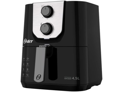 Fritadeira Elétrica sem Óleo/Air Fryer Oster Black Perform Preta com Timer 4,5L - Fritadeira sem Óleo / Air Fryer - Magazine OfertaespertaLogo LuLogo Magalu