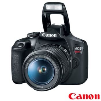 Câmera Digital Canon Semi Profissional DSLR EOS Rebel T7 Plus com 3" - 2727C089AA