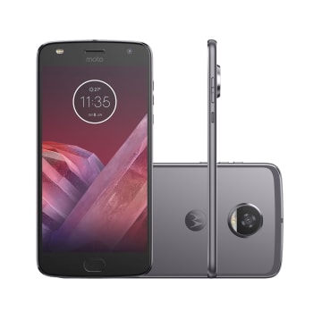 Smartphone Motorola Moto Z2 Play XT1710-07 64GB Platinum Tela 5.5" Câmera 12 MP Android 7.1.1