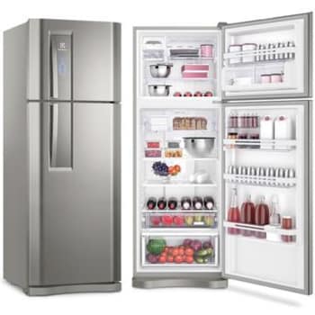 Refrigerador Electrolux Inox Frost Free DF54 459 Litros 2 Portas