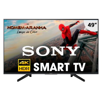 Smart TV Sony 49 Polegadas LED Ultra HD 4K KD-49X705F Preta
