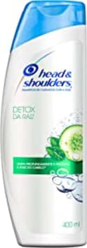 Head & Shoulders - Shampoo Detox da Raiz, Shampoo Anticaspa, Limpa e Hidrata, Controle de Caspa, 400 ml ​