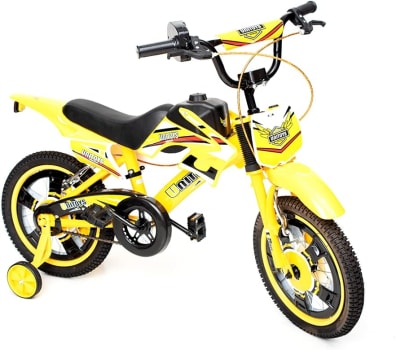 Bike Moto Cross Amarela Aro 16, Uni Toys, 1173