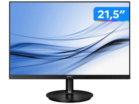 Monitor para PC Philips Série V8 221V8 21,5” LED - Widescreen Full HD HDMI VGA - Magazine Ofertaesperta