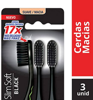 Escova Dental Colgate Slim Soft Black 3unid