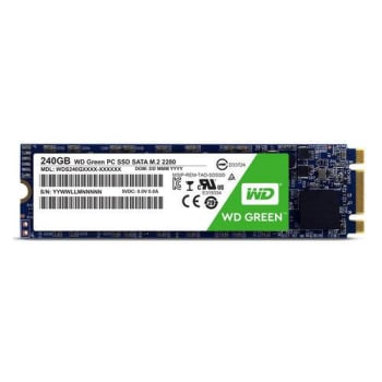SSD WD Green M.2 2280 240GB Leituras: 545MB/s - WDS240G2G0B