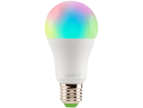 Lâmpada Inteligente Intelbras Wi-Fi RGB E27 - Dimerizável 10W Izy EWS 410 compatível com Alexa - Magazine Ofertaesperta