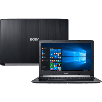 Notebook Acer A515-51G-58VH Intel Core I5 8GB (GeForce 940MX com 2GB) 1TB  Tela LED 15.6" Windows 10 - Preto