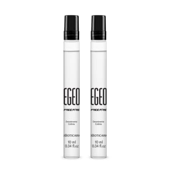 Combo Egeo Free Fire Tamanho viagem 2x10ml cada