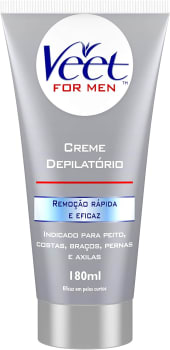 Creme Depilatório Corporal Veet For Men - 180ml, Veet, 180ml