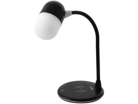 Luminária de Mesa de LED Elgin 3 Intensidades - Bluetooth Carregador por Indução Lumi Play - Magazine Ofertaesperta