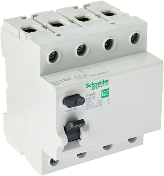 Interruptor Diferencial Residual Easy9 4P 30Ma 25A Classe Ac 3000A 415V, Schneider Electric