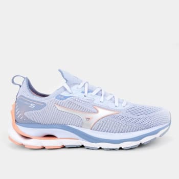 Tênis Mizuno Wave Mirai 5 Feminino - Azul Claro